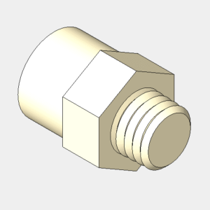 FlowGuard Gold Reducing Male Adapter